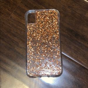 Casemate iPhone XR sparkly rose gold